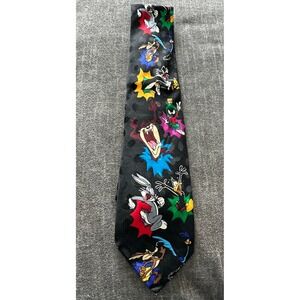 Vintage‎ 1993 Collectable Looney Tunes 100% silk  Tie